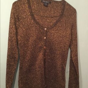 Betsey Johnson Metallic Sweater